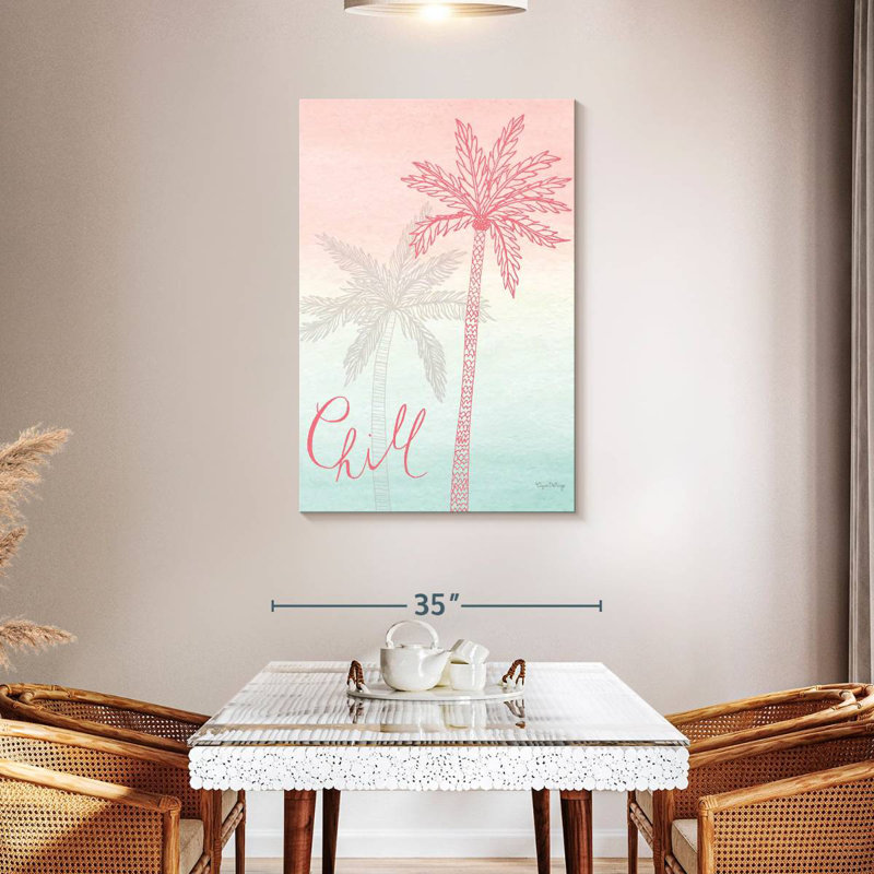 Harnek Sunset Palms II, 45" H x 30" W