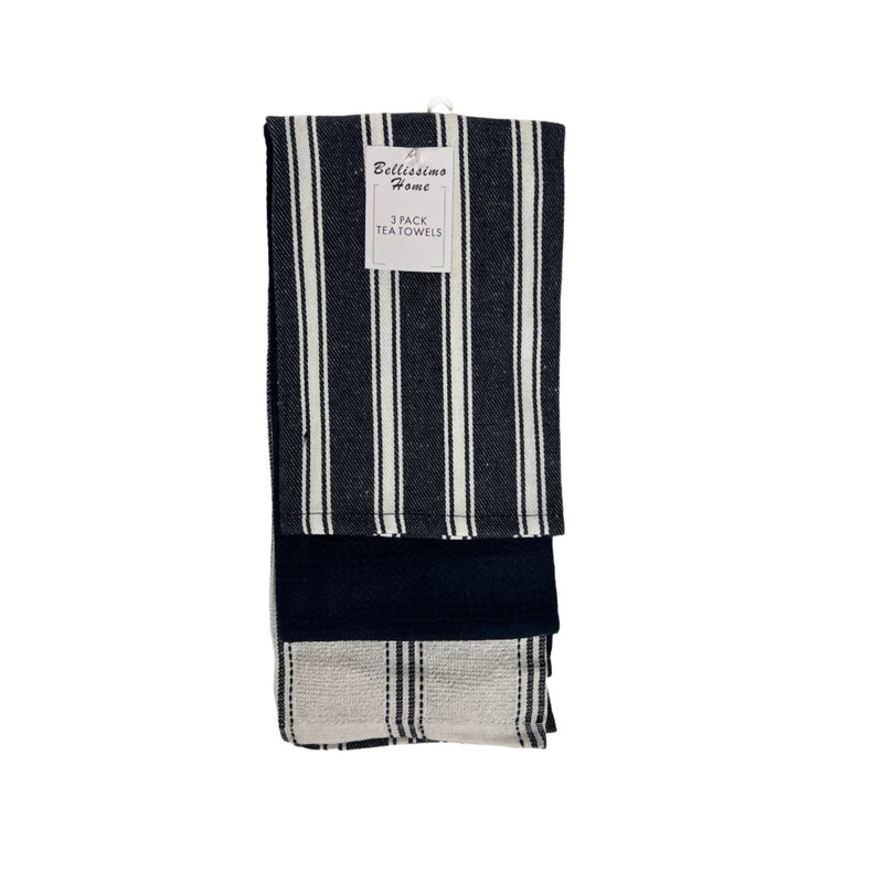 Cotton Stripe Tea Towel Kitchen Towel