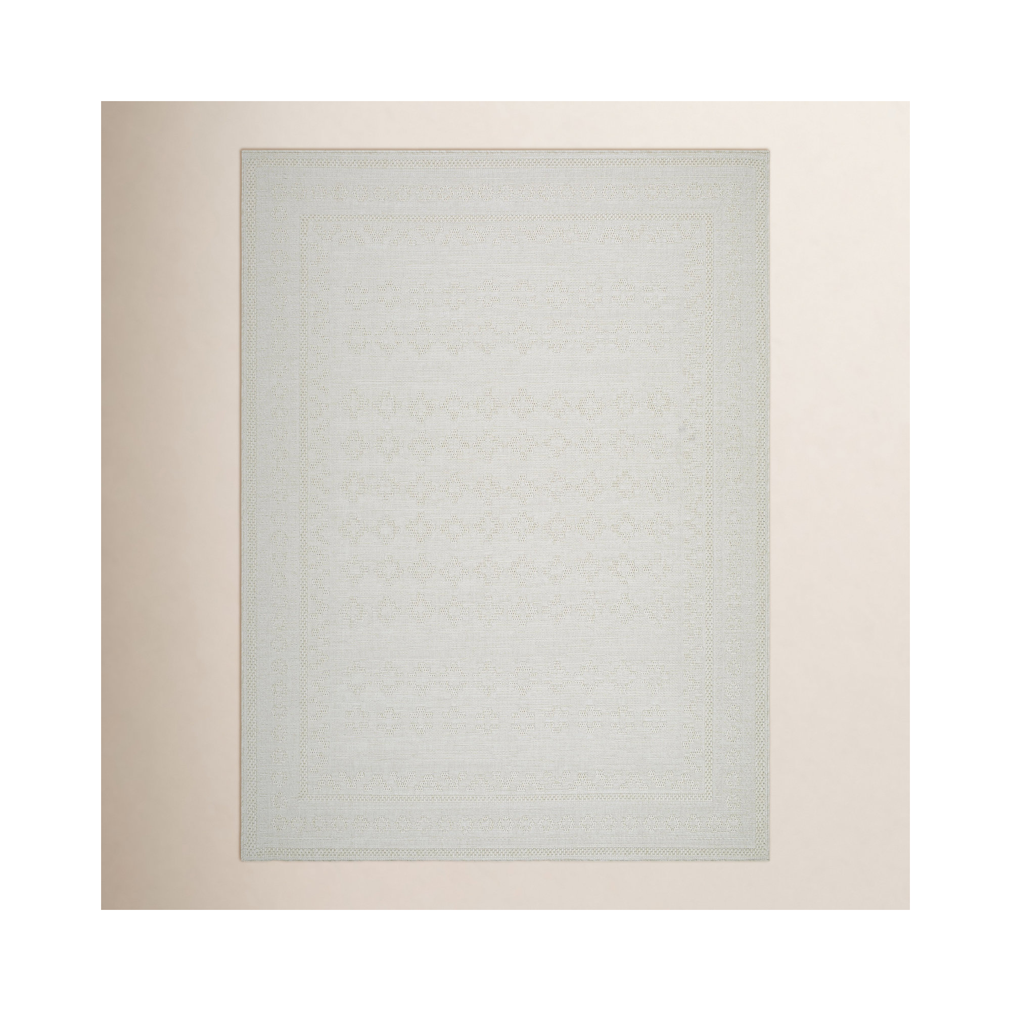 Winn Gray Rug, Rectangle 5'3" x 7'