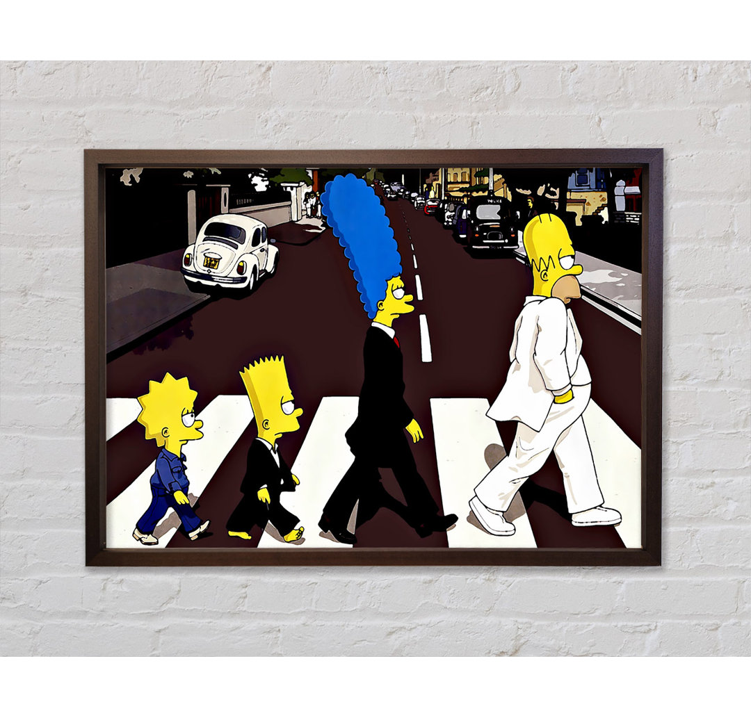 Simpsons Abbey Road - Druck