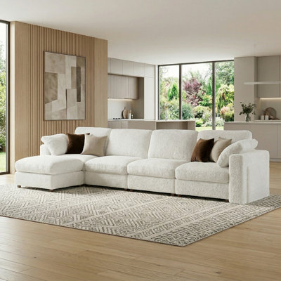 Canapé modulaire 5 pièces Teddy