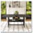 71"Long Dining Table With Shelf Storage-329321875
