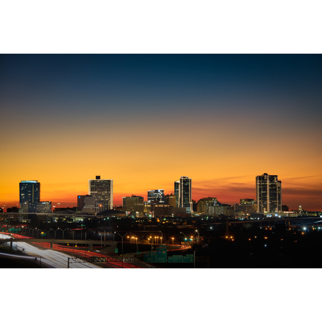 Fort Worth Skyline - Druck