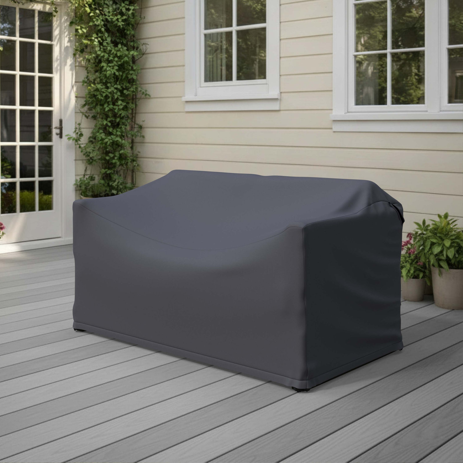 Smith 57" Outdoor Loveseat Cover