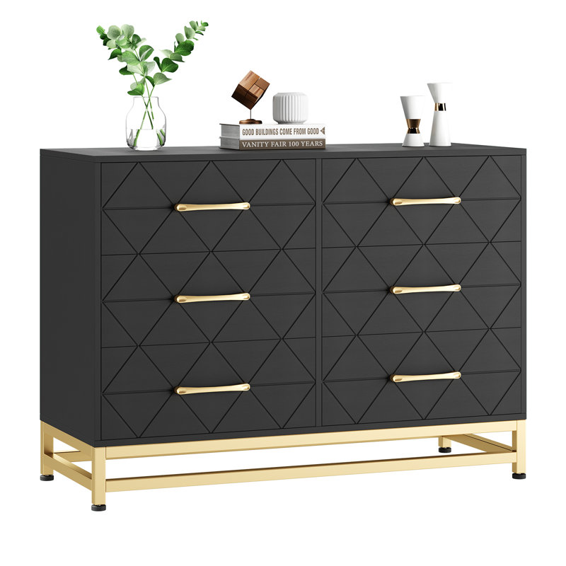 Alizeah 15.75cm W 6 - Drawer Chest of Drawers