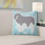 Coussin intérieur/extérieur en flocons d’hiver-32011196