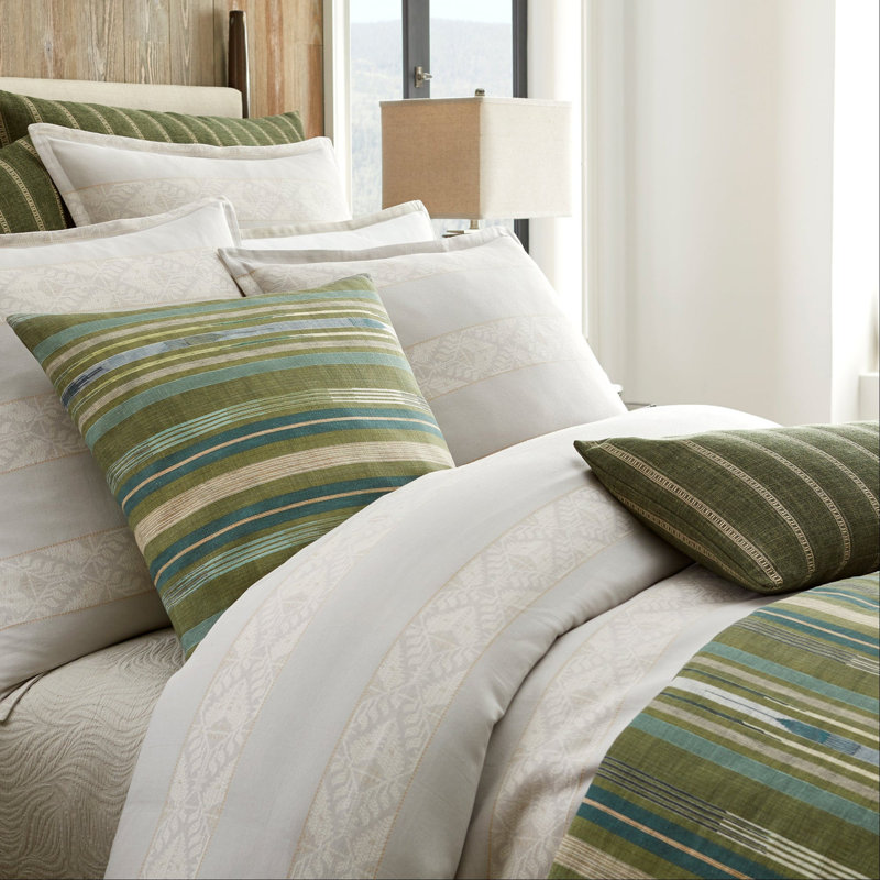 Otero Lost Printed Cotton Pillow Made-To-Order, Square 24"