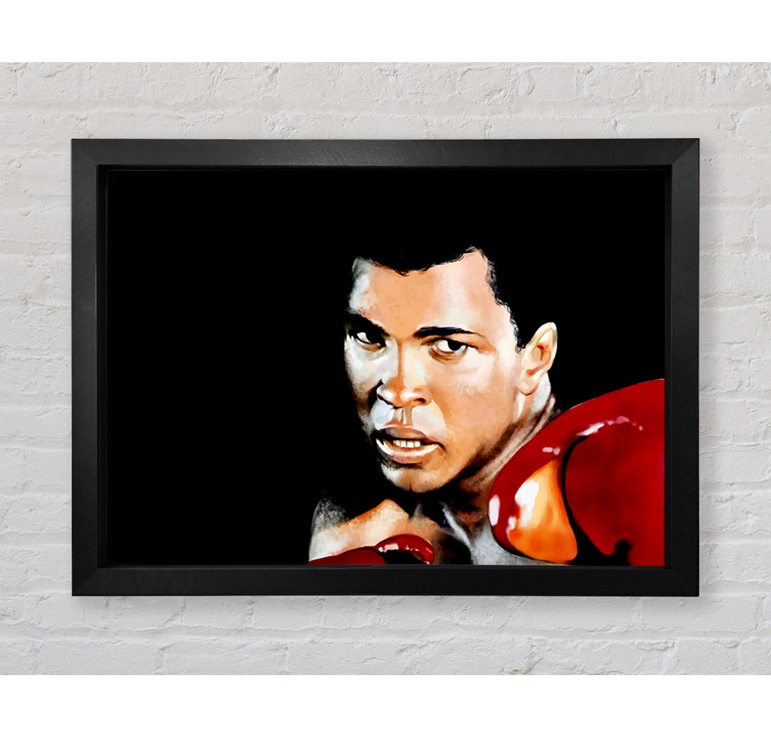 Muhammad Ali Boxhandschuhe - Einzelner Bilderrahmen Kunstdrucke