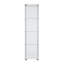 Vitrine à une porte avec 4 tablettes, blanc-1160168181