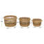 Ensemble de 3 paniers Pitof