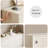 Modern Crystal-cream Solid Wood Accent Cabinet
