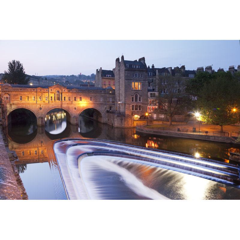 Somerset Pulteney Bridge - Wrapped Canvas Print, 30cm H x 46cm W