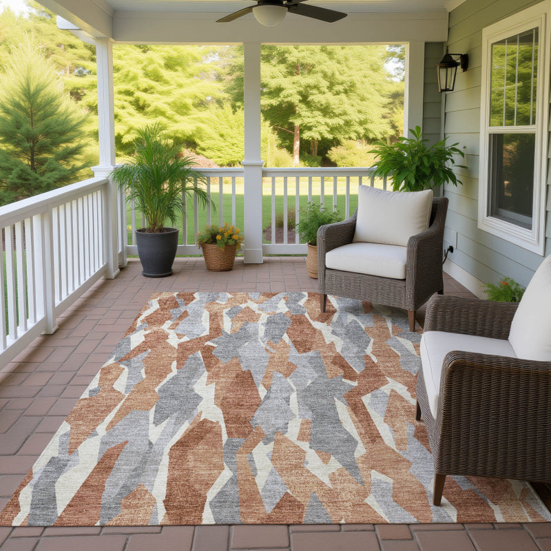 Tapis intérieur / extérieur lavable à la machine Chantille ACN2329, Rectangle 10 pi x 14 pi