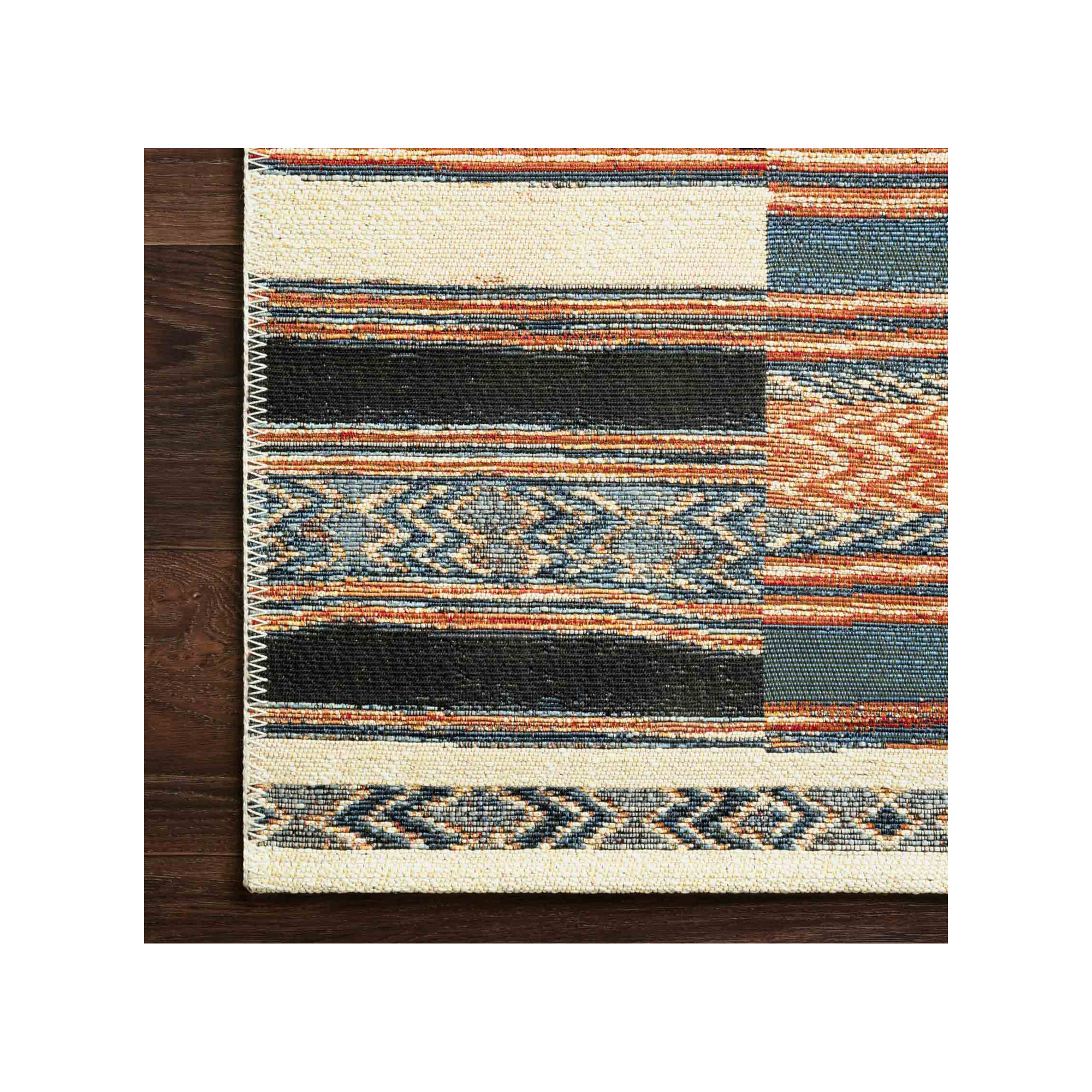 Oniel Geometric Machine Woven Area Rug , Runner 2'5" x 11'2"
