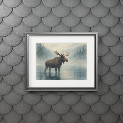 Clinger Single Picture Frame Print