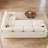 U Shape Sectional Sofa with Pull Out Bed, Sleeper Sectional Couch with Storage, Beige-93679249
