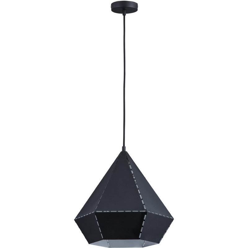 Ramsgate 1 - Light Black Geometric Pendant