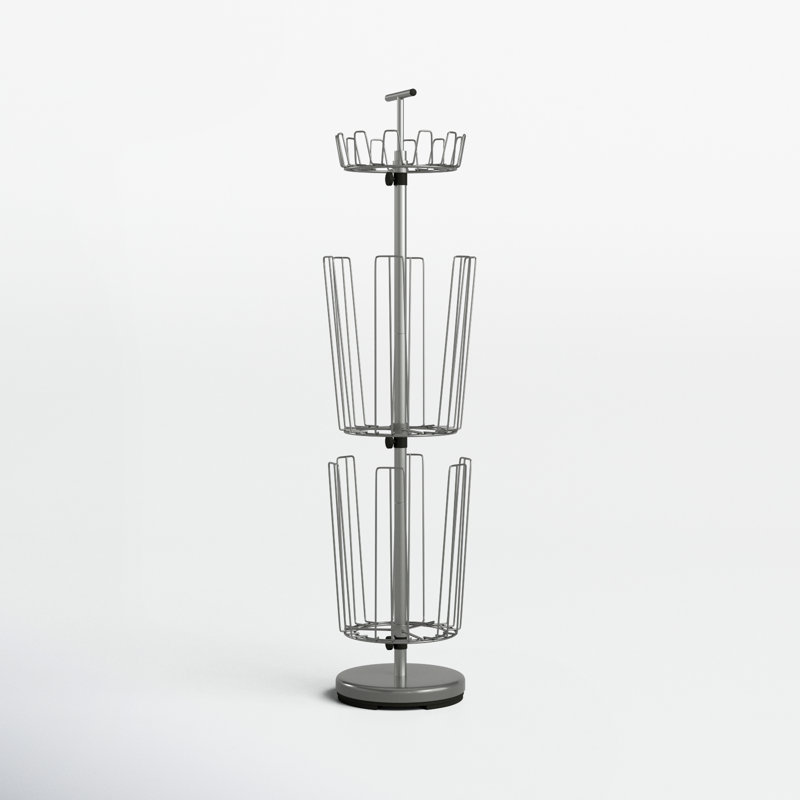 12 Pair Shoe Rack, Silver
