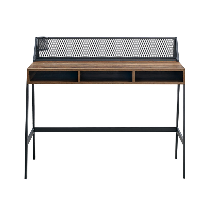 Dostal 43" Writing Desk, Rustic Oak