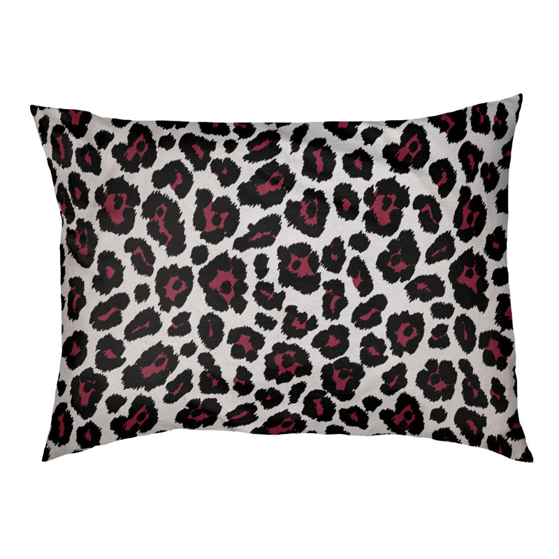 Coussin d'extérieur Seattle, Petit (l 18 po x P 28 po x H 4 po), Blanc / rouge / noir