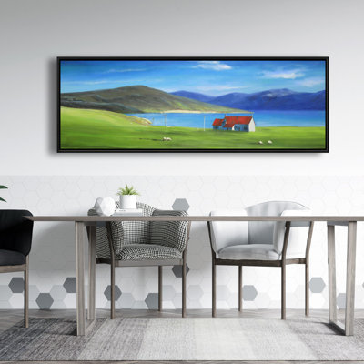 Scottish Highlands Canvas - Red Roof House Home Decor Art