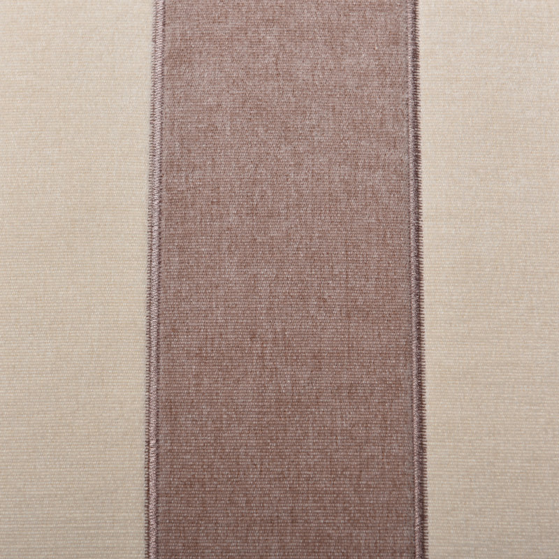 Jaguar Dann Foley Lifestyle - Jaguar - Coussin imprimé - 24 po x 24 po - crème sur espresso - rayé