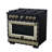 Ambassador 36" Gas range in Black