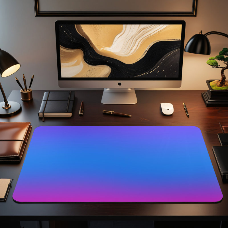 Polyester Desk Pad, 14.4x12.1