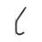 Clove Powder Coated Steel Wall Wall Hook-90927572
