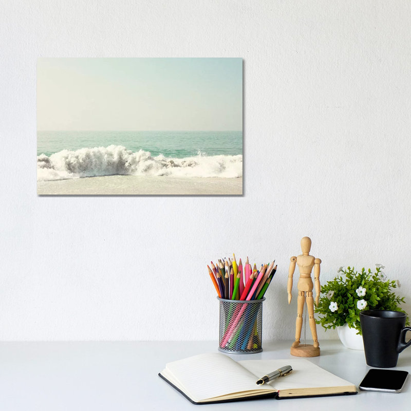 «Soft Waves» par Caroline Mint, impression sur toile tendue, H 8 po x l 12 po x P 0,75 po
