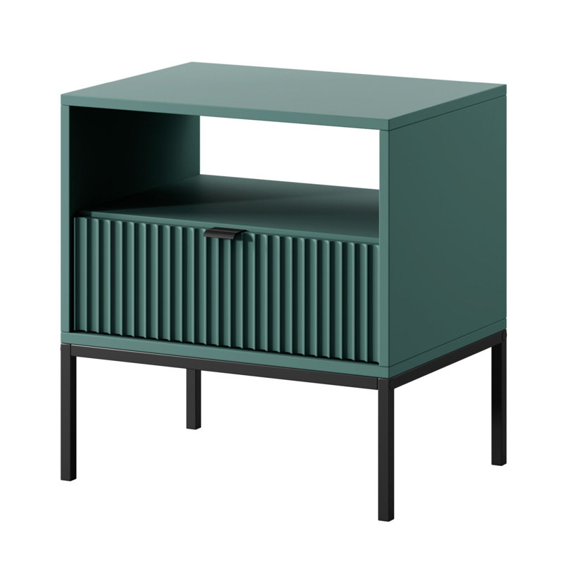 54cm W Manufactured Wood Bedside Table