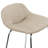 Vappu Upholstered Counter Stool with Metal Frame-1510983039