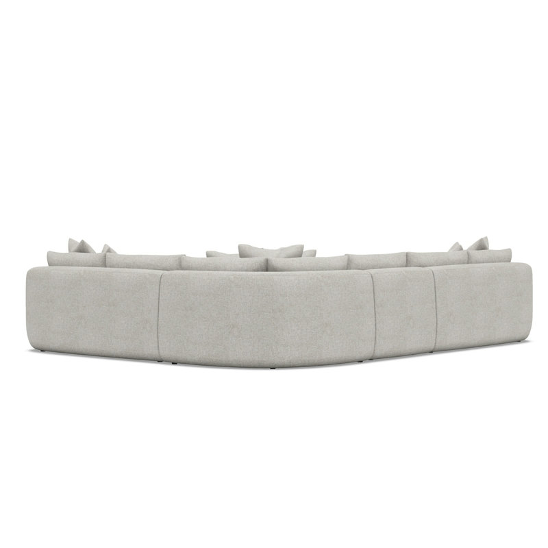 Jules Fabric 4 Pc Sectional, 1697-010