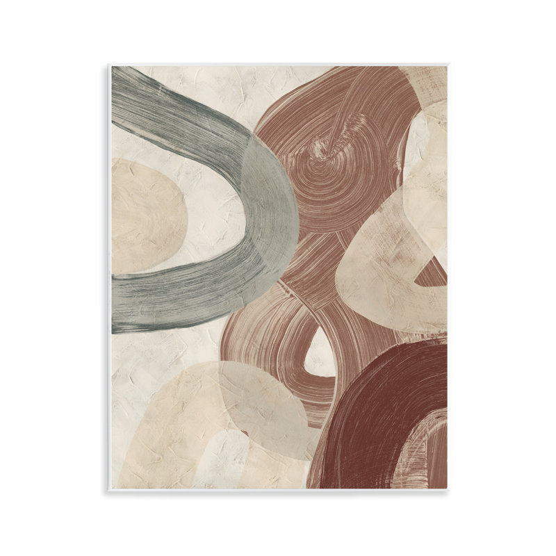 Art abstrait sur plaque neutre Sud-Ouest par June Erica Vess