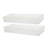 Thomas Martha Stewart Plastic Stackable Office Desk Drawer Organizers with Metallic Trim, 15" x 6"