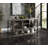 Jemerrio 5-Shelf Kitchen Island in Antique Oak and Sandy Gray