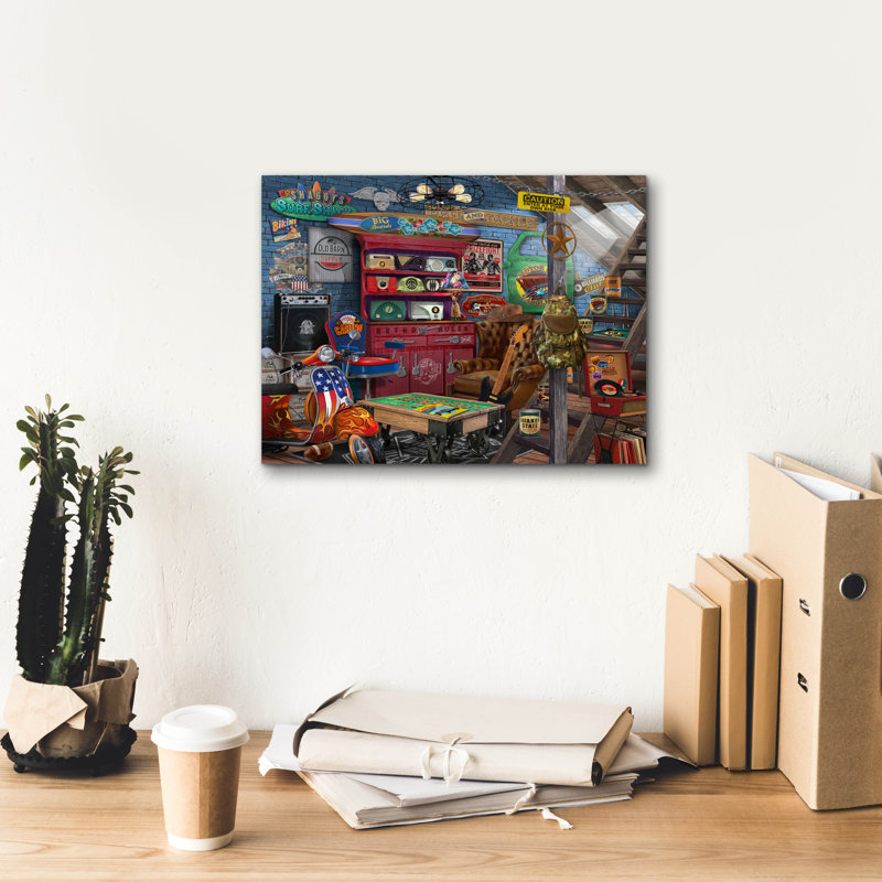 'Cool Stuff' by Bigelow Illustrations Canvas Wall Art, 12" H x 16" W x 0.75" D
