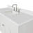 Hamlet 55 " W Freestanding Standard 1 Single Vanity Bathroom Vanity With White Quartz Top-26649254