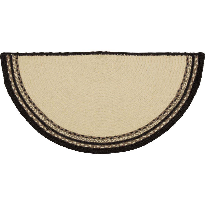 Hinderliter Indoor Rug, Half Circle 1'4" x 2'9"