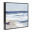 Abstrait vagues sur le rivage, estampe numérique, design par LSR Creative Studio-564239476-564239475