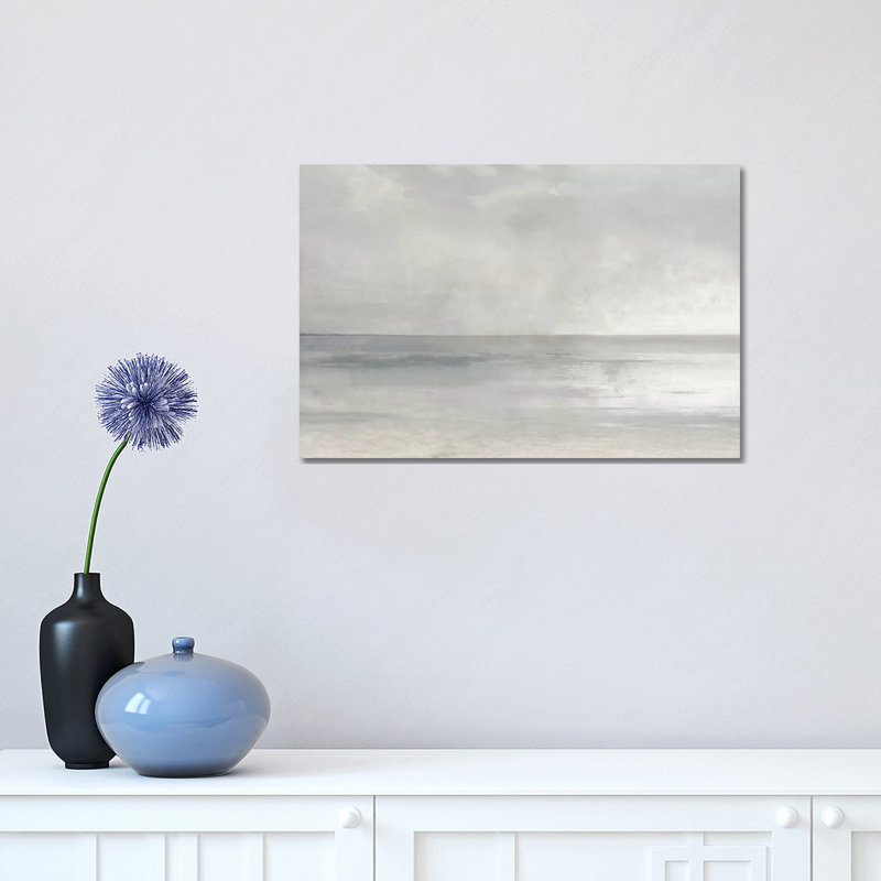 Pastel Seascape II by Christy McKee - Print on Canvas, 20.32 cm H x 30.48 cm W, Wrapped Canvas