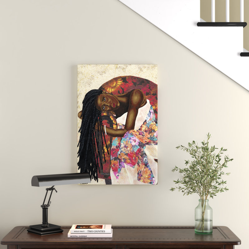 «Woman Strong III» par Alonzo Saunders - impression sur toile tendue, H 30 po x l 20 po