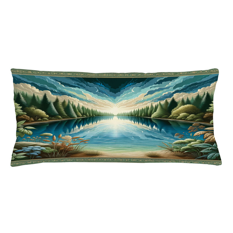 Landscape Pillow Cover, Rectangle, 16"H x 36"W