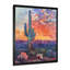 Cactus vert mauve, désert, coucher de soleil II - Cactus, art mural-511006707-511006708