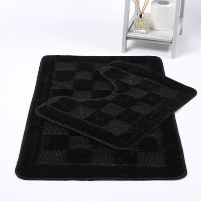 Emitte Polyester Blend Non-Slip Contour Mat