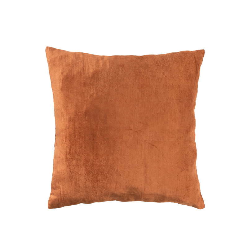 Gracie Gillmore Solid Feathers Square Throw, Orange