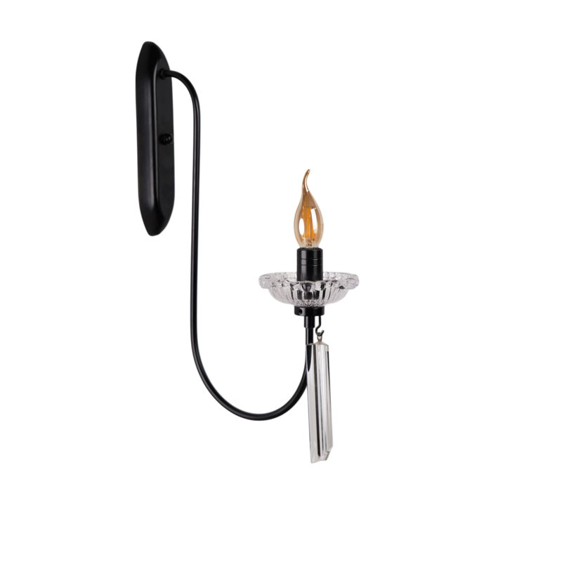 Lampe murale, Noir