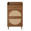 Armoire à chaussures à 2 portes et 1 tiroir Allen, organisateur de rangement à double couche pour vestibule ou couloir