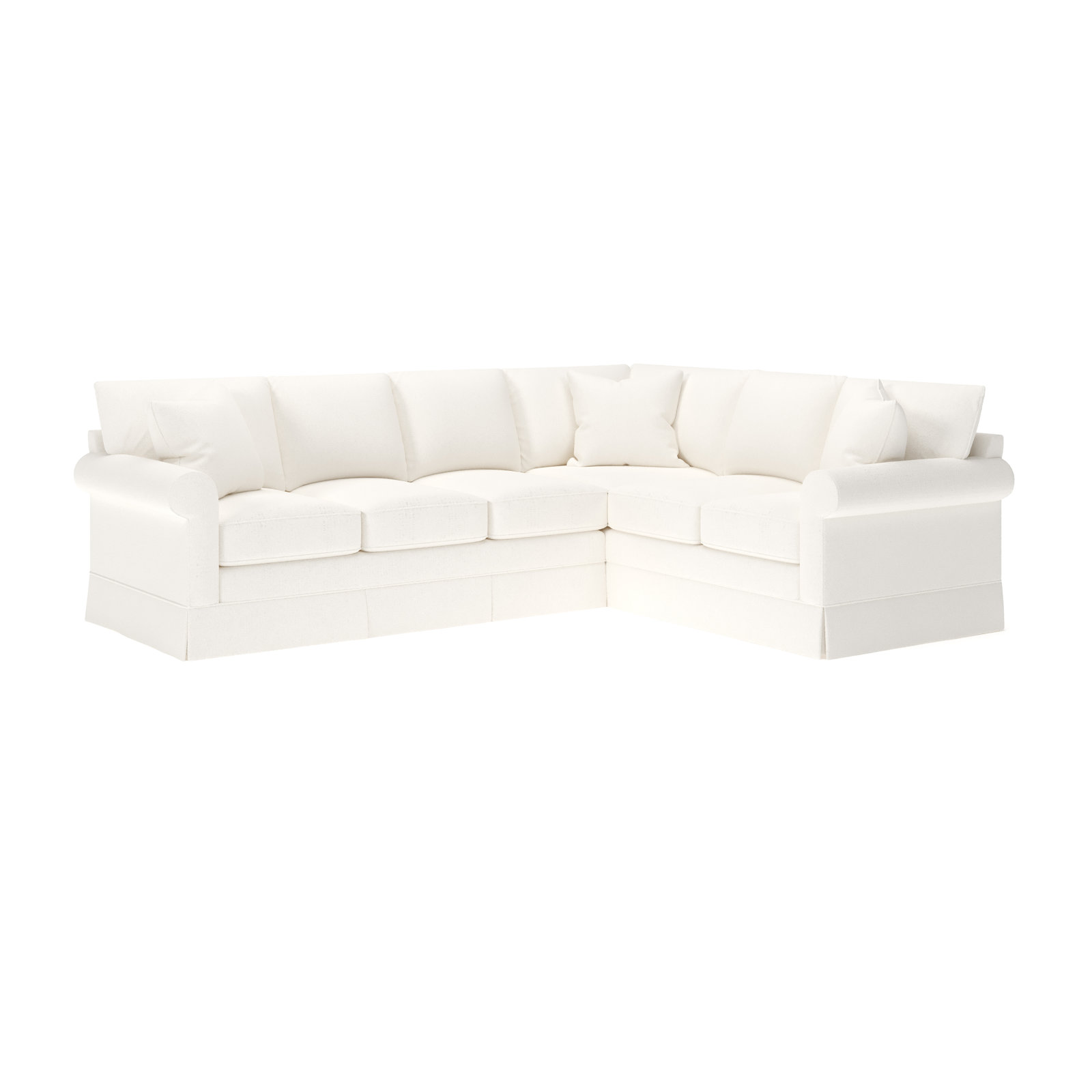 Friedman L-Sectional, Right Hand Facing, Apollo Alpaca Boucle