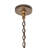 Witherspo 4 - Light Wood Dimmable Wagon Wheel Chandelier